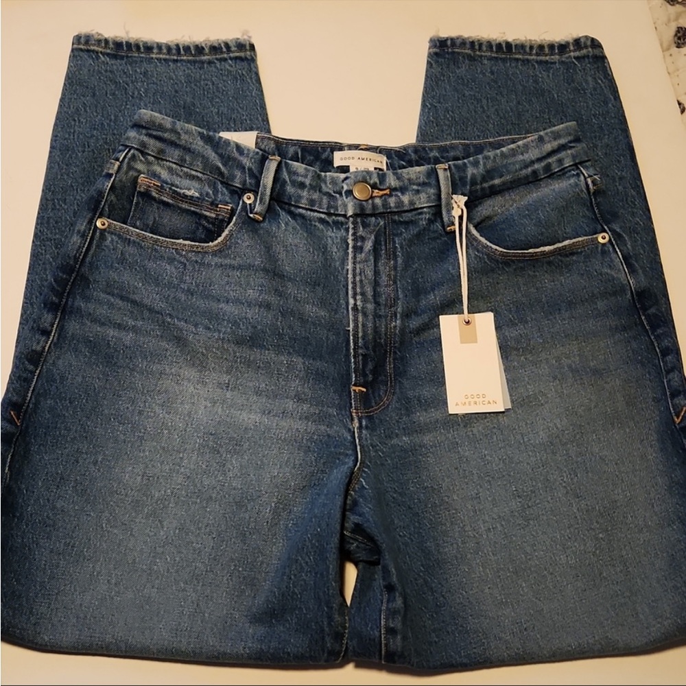 Good American Mom Jeans Size 8